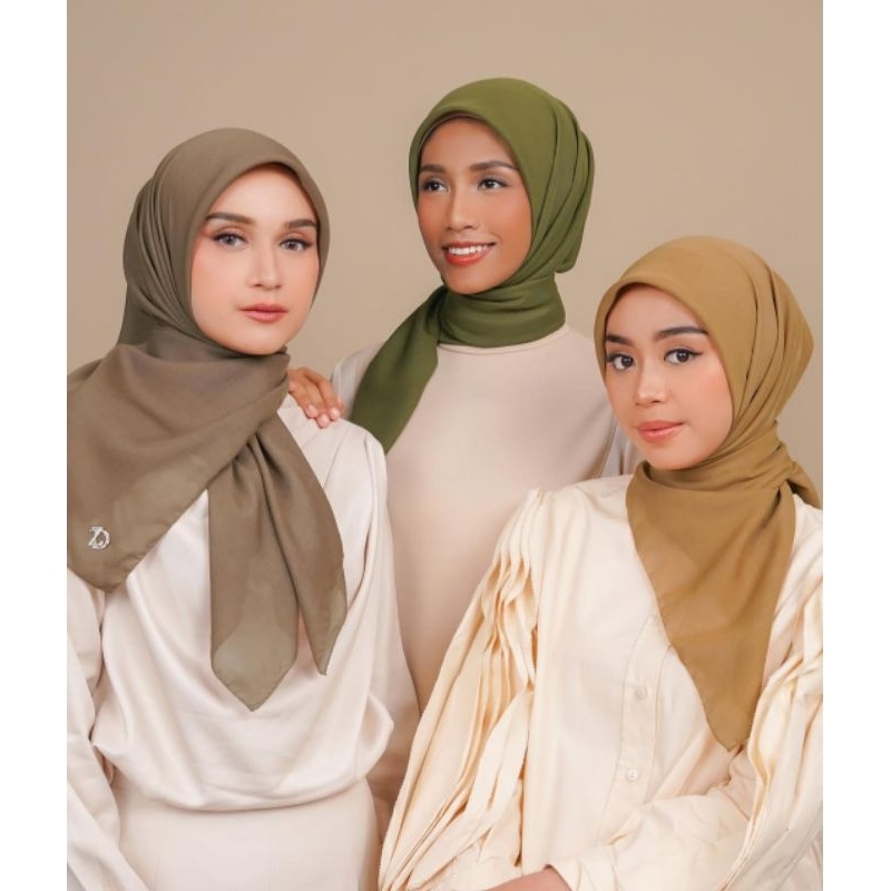 ZYTADELIA - DAY TO DAY & EASY DAY Hijab Segiempat Voal Premium