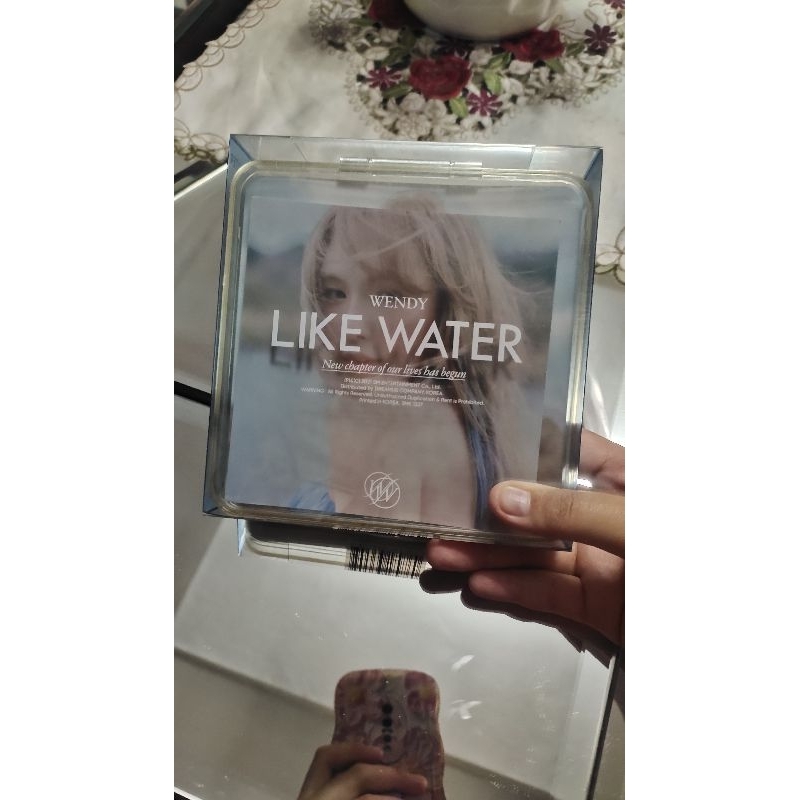 [BOOKED] WENDY LIKE WATER ALBUM CASE VER