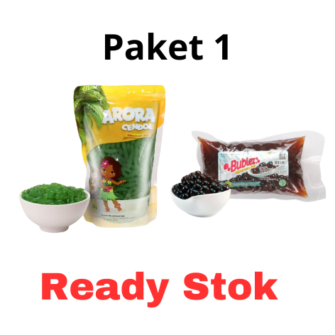 

PAKET 1 CENDOL AURORA KECEBONG & JELLY BUBBLE