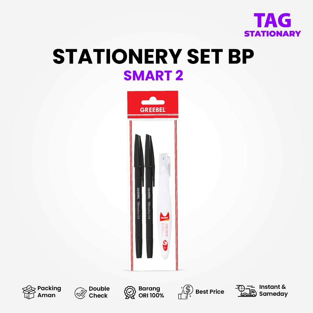 

GREEBEL Paket Alat Tulis / Stationery Set BP SMART 2 / Timur Agung Grosir