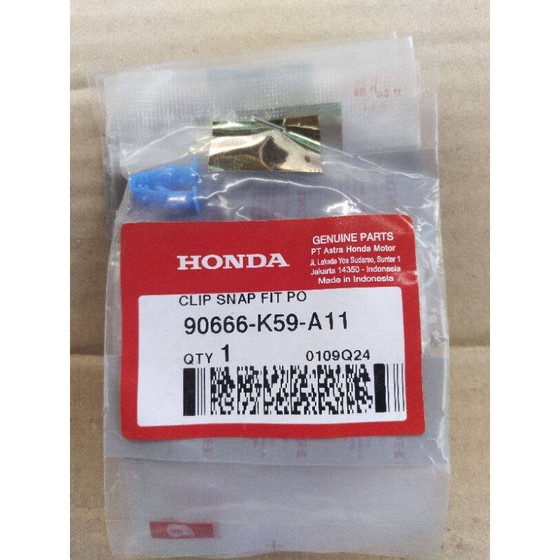 90666k59A11 clip snap semua motor honda