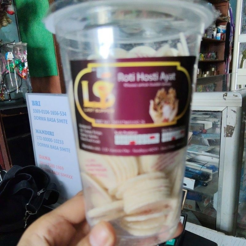 

Hosti Roti Ayat Berkat isi 200, 100 dan 50 pcs