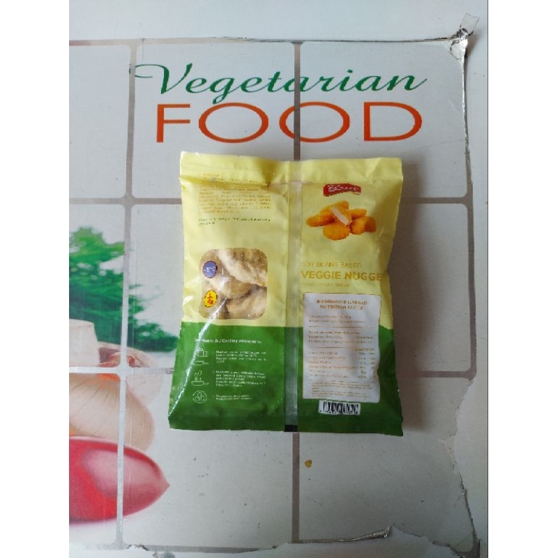 

SOY BEANS BASED, VEGGIE NUGGET, NUGGET KACANG KEDELAI, 300gram, (FROZEN FOOD), BARES