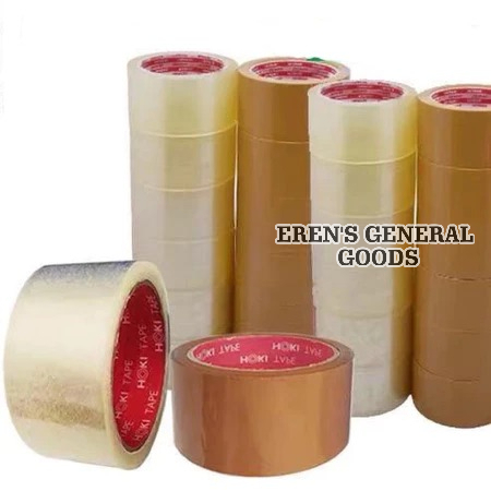 

TERMURAH! 1 Dus Lakban Bening Dan Coklat Tape Isi 72 Pcs Bahan Polypropylene Kuat