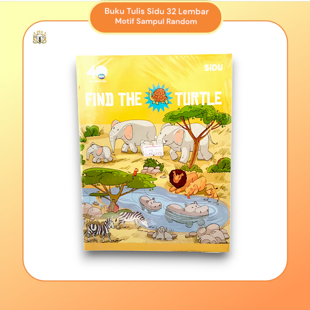 

[ 1 Pack ] Buku Tulis SIDU Isi 32 Lembar / Buku Sekolah / Motif Sampul Random