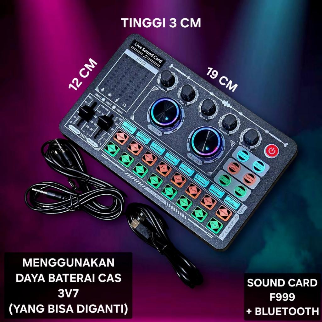 Soundcard Live Sound F999 Live Audio Mixer Broadcast Recording F 999 Original