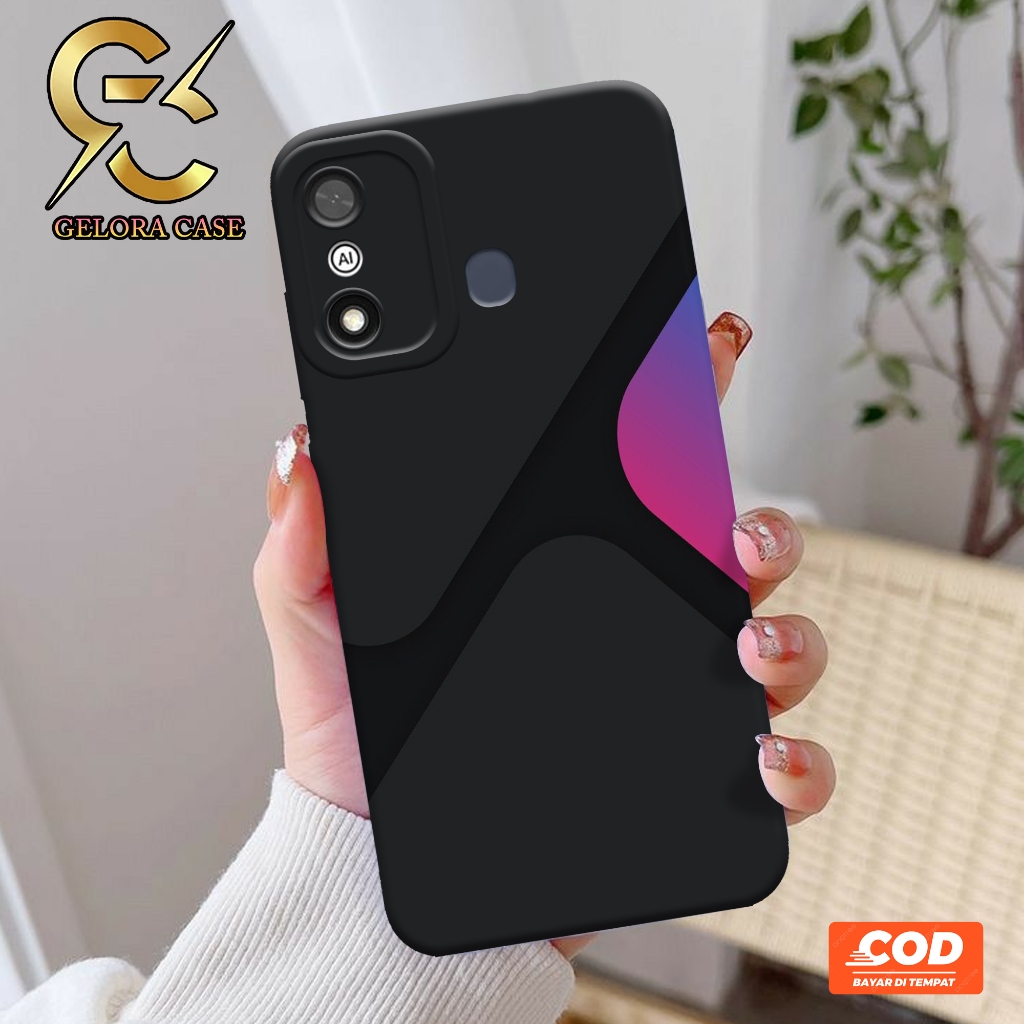 Softcase ITEL A27 4G - Geloracase - Casing ITEL A27 4G  - Motif case Abstrak - ITEL - Softcase ITEL 
