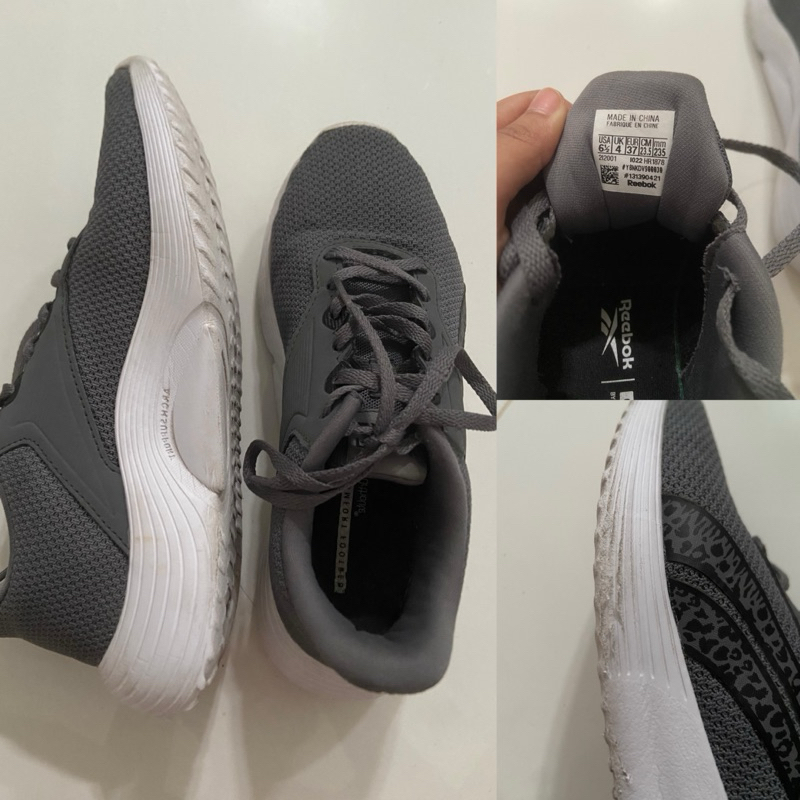 Thrift sepatu reebok running second, bekas, preloved sepatu olahraga wanita branded