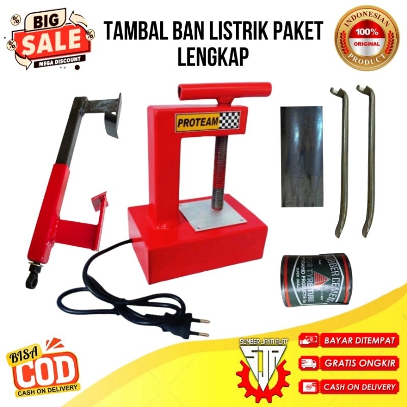 Satu Paket Paling Lengkap Alat Tambal Ban LISTRIK
