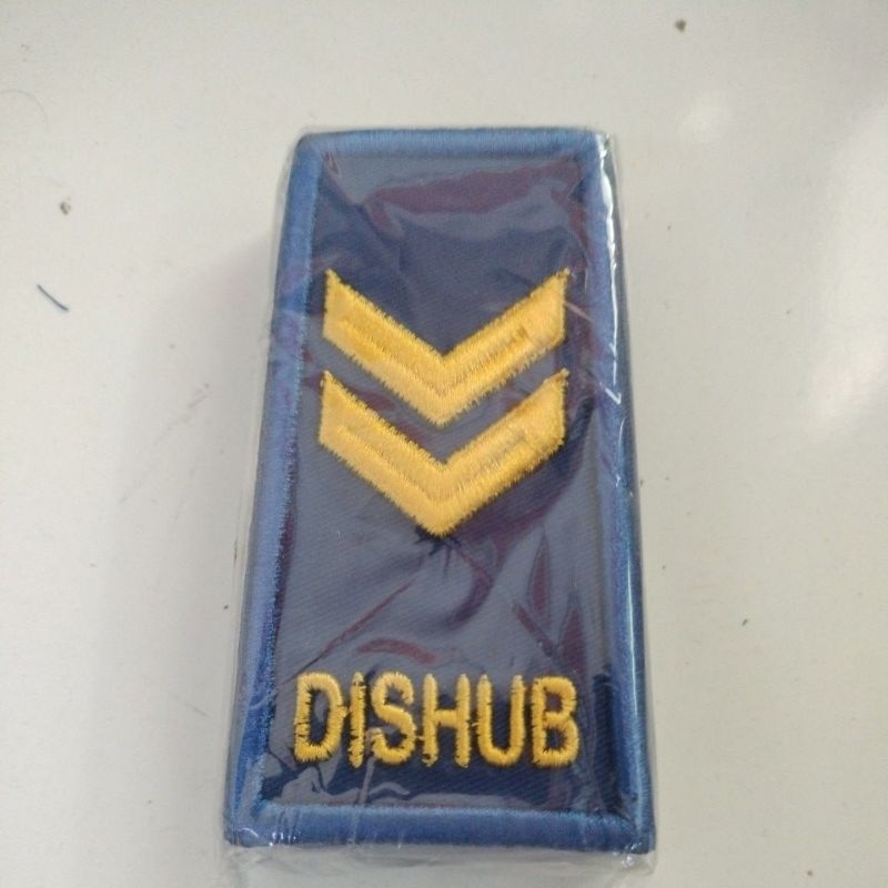 pangkat dishub 2B bordir timbul/tanda pangkat dishub
