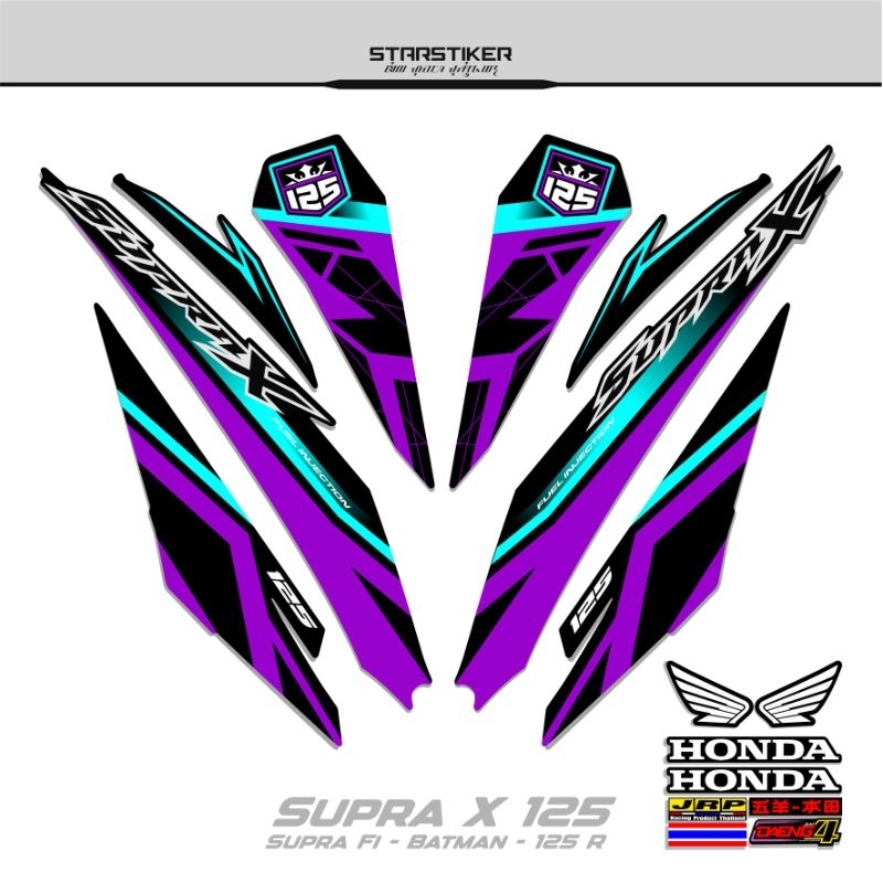 14/Striping Supra X 125 R/Stiker Supra X 125 Fi/Sticker/Supra-x 125 R/Wave 125 R/Stiping/List/Polet/