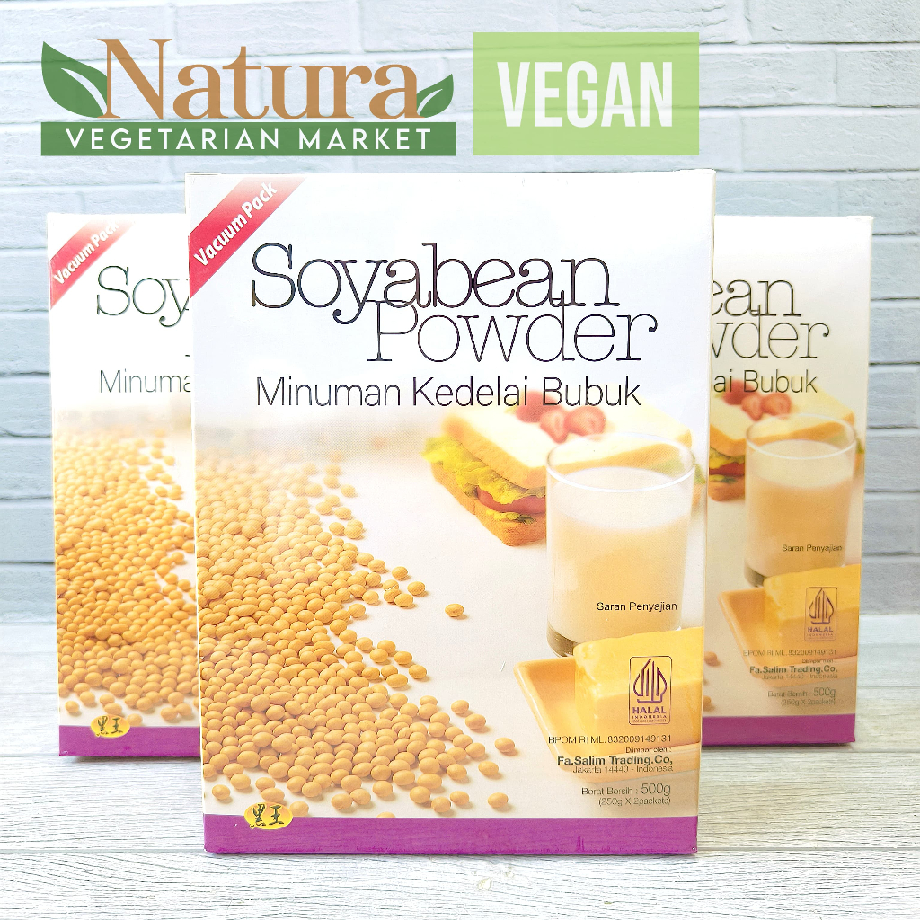 

Hei Wang Soyabean Powder Minuman Kedelai Bubuk 500g Minuman Vegan Vegetarian