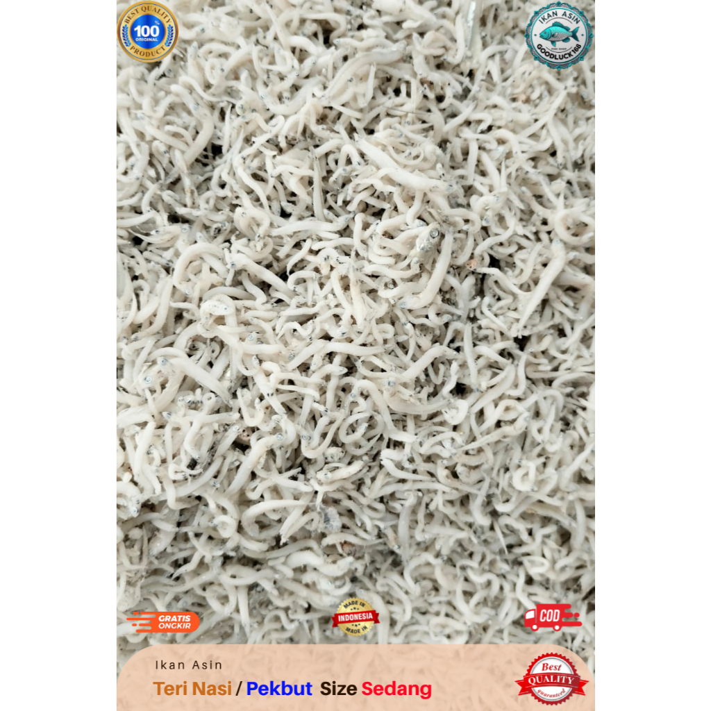 

Ikan Asin Teri Nasi Size Sedang | Pekbut Size Sedang | Teri Nasi Putih Kasar | Teri Nasi Medan | TN Putih | TN Medan | Ikan Teri | Teri Asin