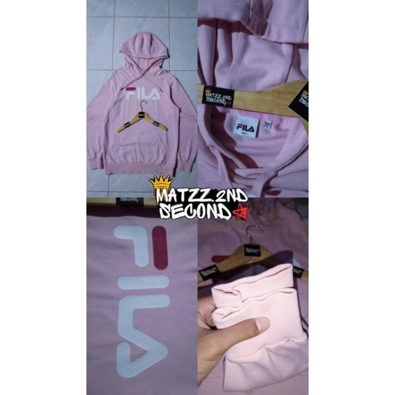 HOODIE FILA PINK ORIGINAL