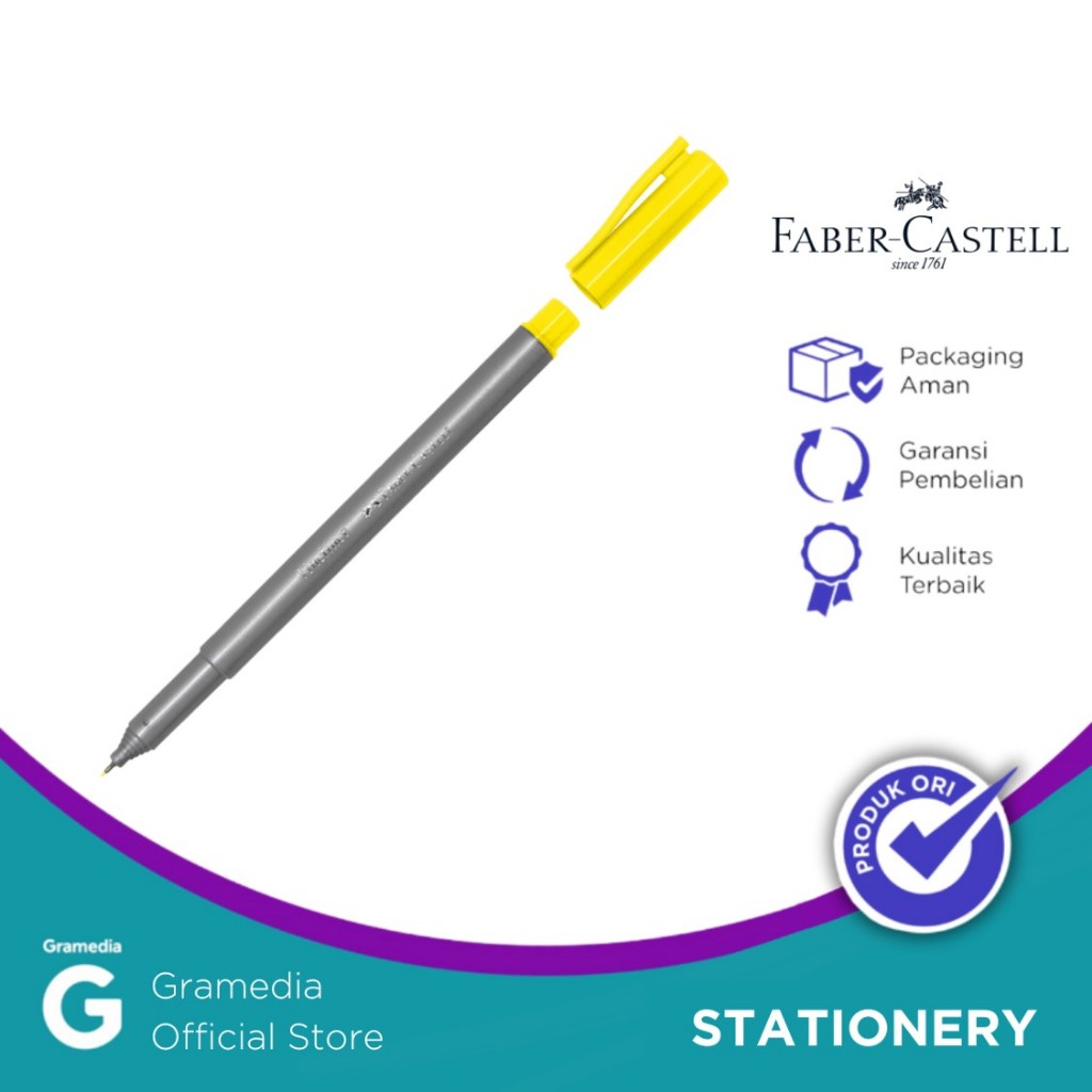 

Faber Castell Fineliner Bolpoin (Kuning)