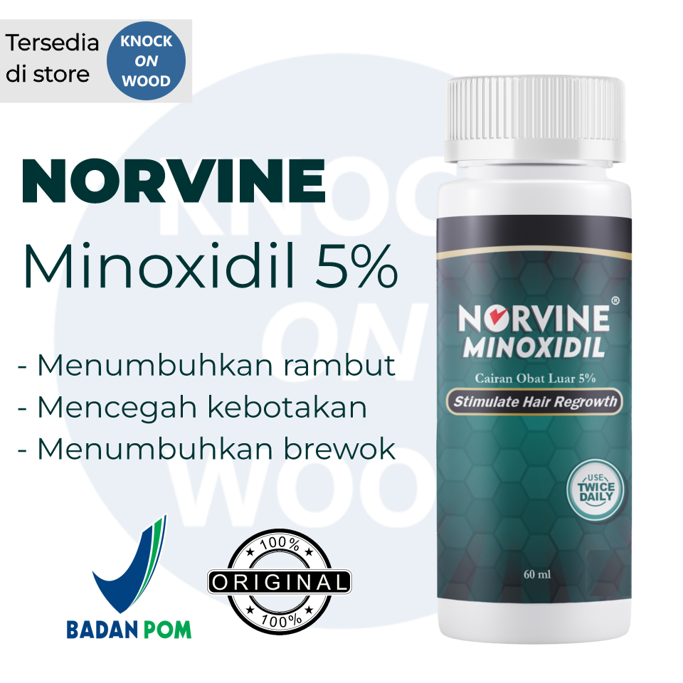 COPSIYEE NORVINE MINOXIDIL 5% LIQUID/SERUM MENUMBUHKAN RAMBUT DAN BREWOK [GARANSI 100% ORIGINAL]