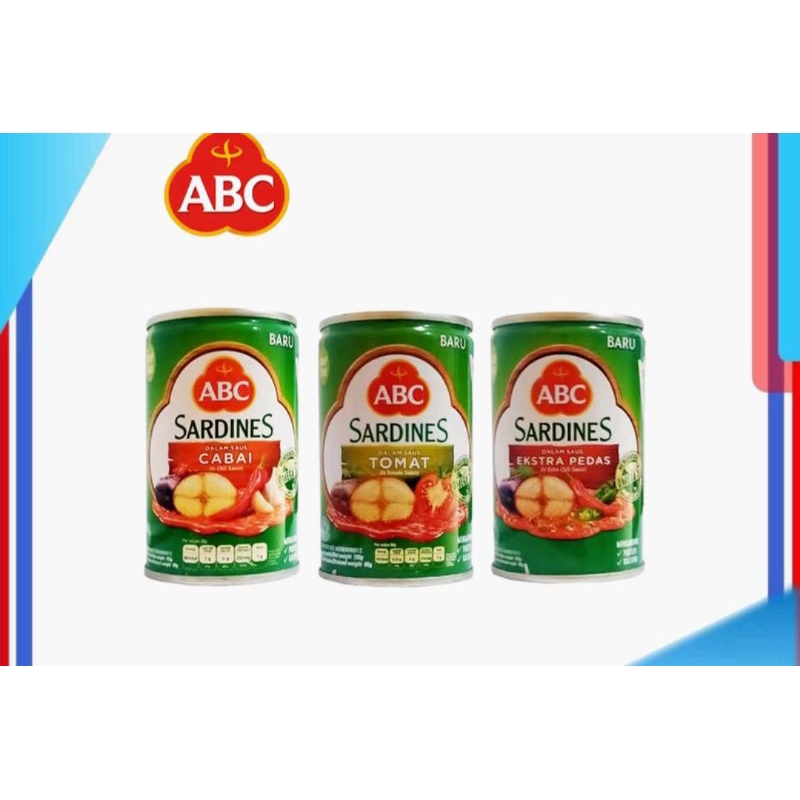

ABC SARDINES TOMAT CABAI EKSTRA PEDAS 155gr SARDEN KALENG