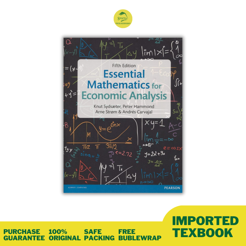 Buku Essential Mathematics for Economic Analysis 5th Edition 9781292074610