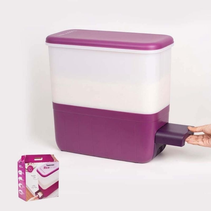WADAH PENYIMPANAN BERAS 10KG TUPPERWARE RICE SMART TUPPERWARE