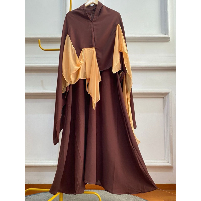 GAMIS DRESS SET HIJAB SYARI MEWAH JERSEY CERUTY WOLLY MONALISA ITY CREPE FASHION MUSLIM KAJIAN KEKIN