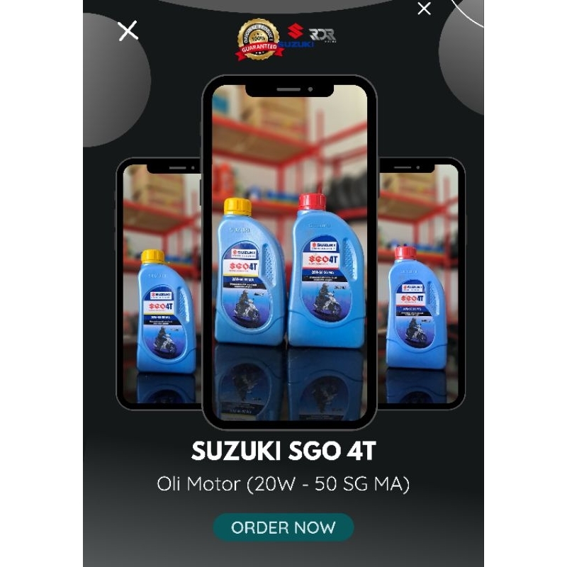 Oli Suzuki SGO 4T 1L & 0,8L