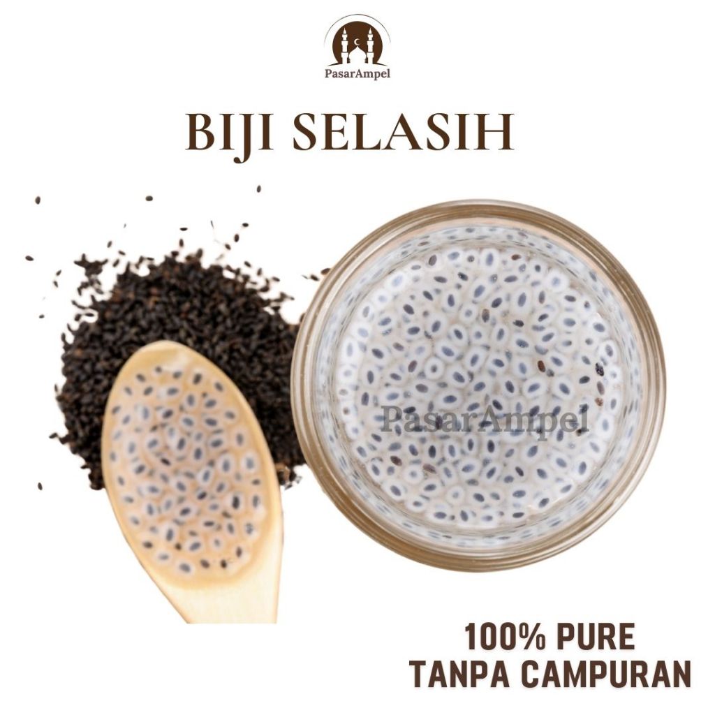 

Biji Selasih 100gr Basil Seed Rempah JSR 100% PREMIUM QUALITY Grade A Kemasan Pouch