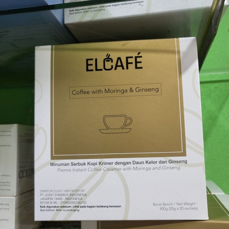 

ELCAFE COFFEE With moringa & ginseng iisi 20 sachet