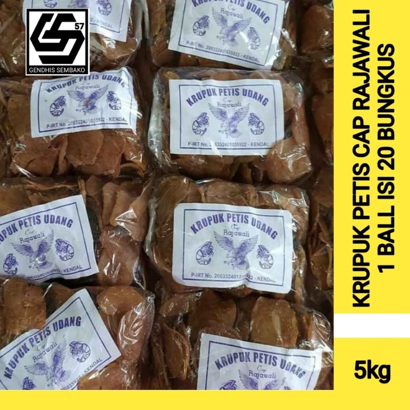 

KRUPUK PETIS UDANG CAP RAJAWALI 1 BALL ISI 20 BUNGKUS