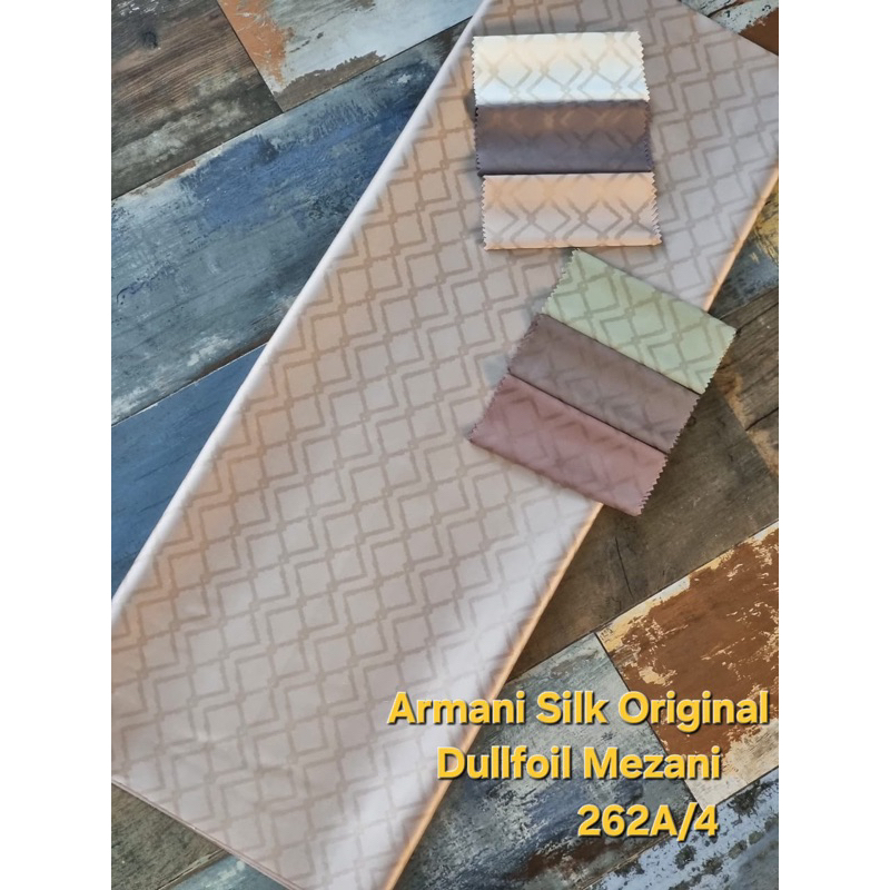ARMANI SILK FOIL/BAHAN KAIN SATIN ARMANI FOIL