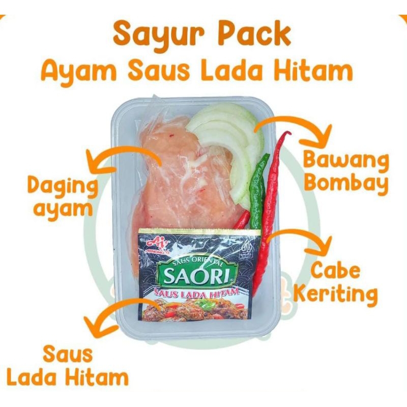 

KIRIM INSTAN Paket Ayam Saus Lada Hitam / Ayam Saus Lada Hitam Pack