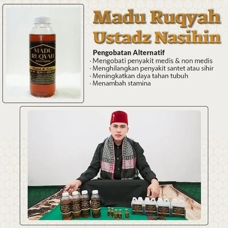 

Madu Ruqyah Kuning Ustadz Nasihin Official Store 300gr Ori / Madu Doa