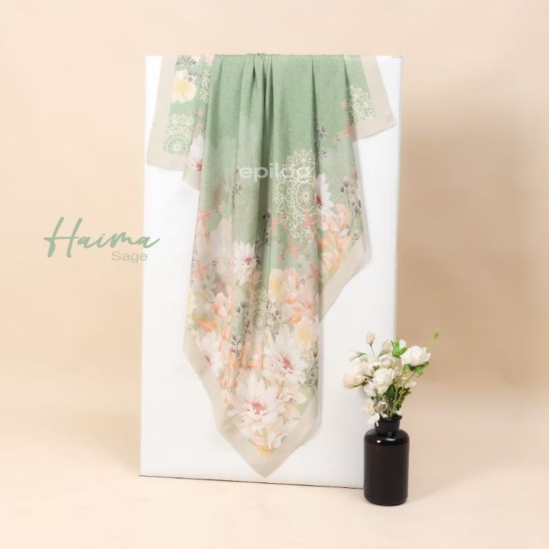 hijab segi empat motif syar'i 130x130 voalsublimepremium