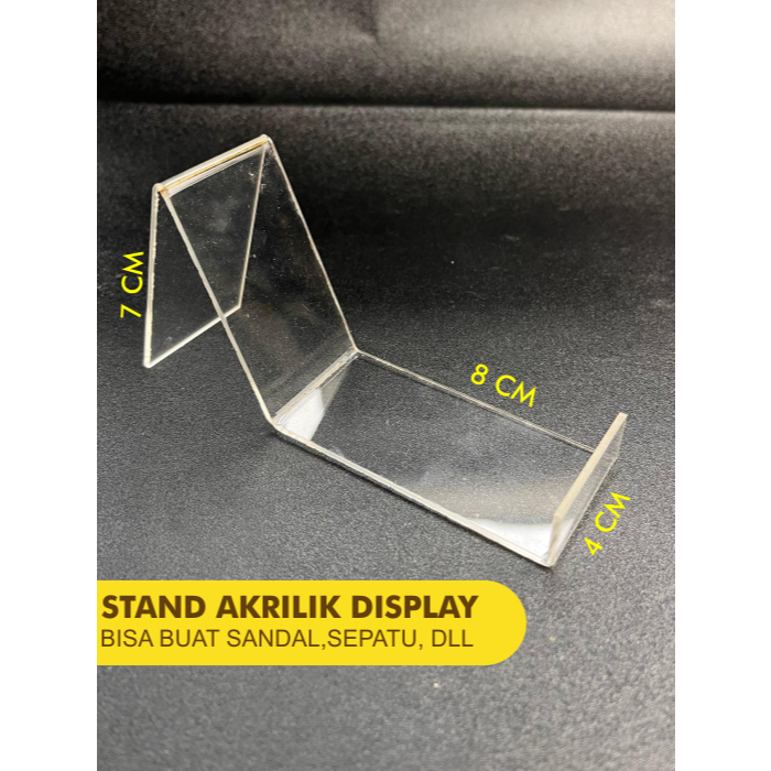 RAK DISPLAY AKRILIK SEPATU SANDAL PAJANGAN SANDAL AKRILIK
