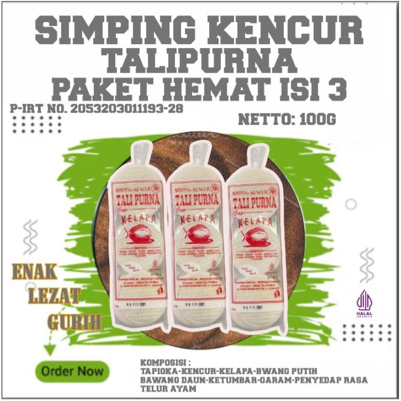 

PAKET HEMAT Simping Isi 3 bks