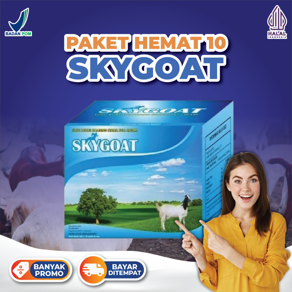 

Skygoat Paket Hemat 10 Sudah BPOM Bisa Bayar Dirumah