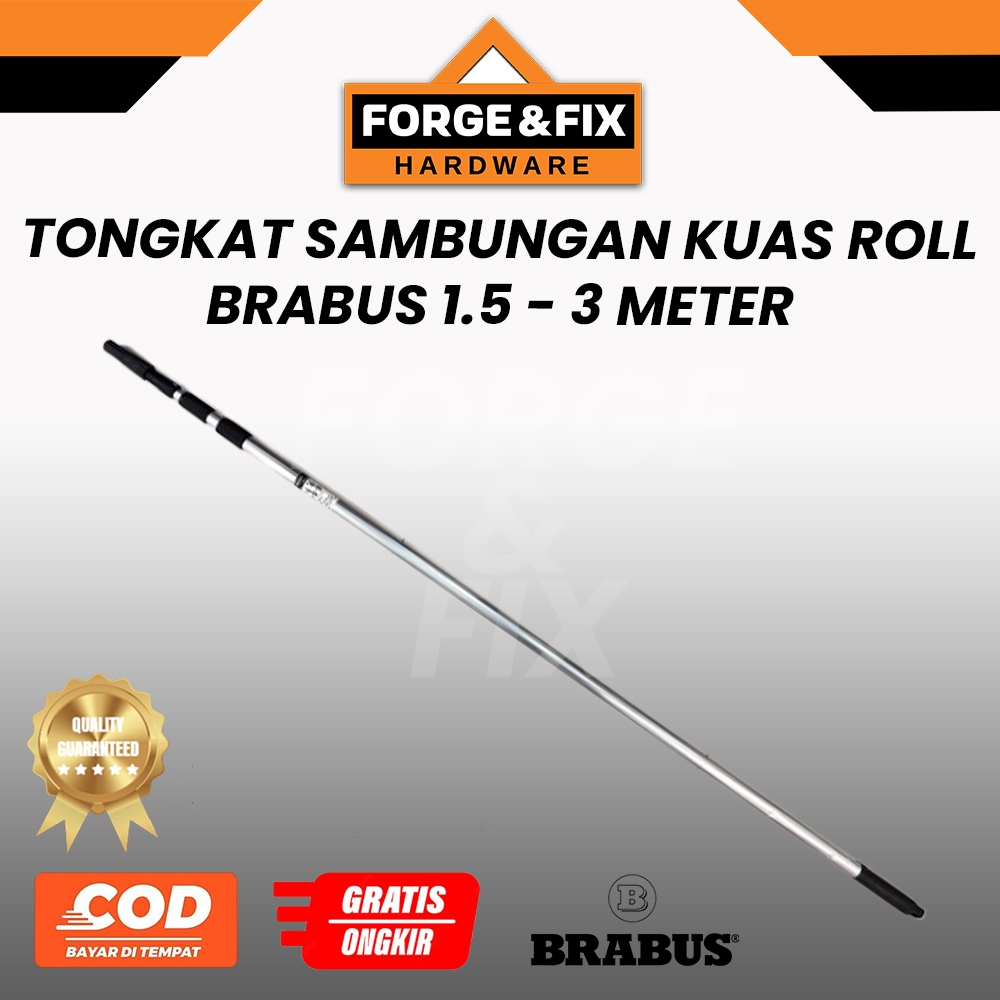 BRABUS Tongkat Sambung Stik Gagang Kuas Roll Cat Tembok Dinding