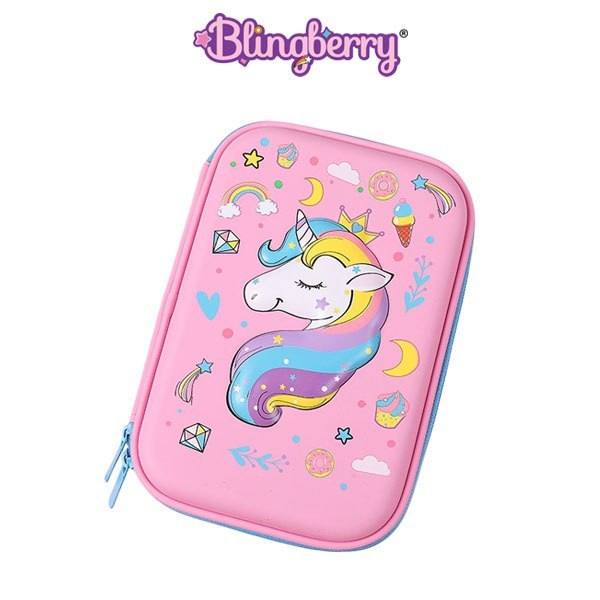 

YEN BLINGBERRY Tempat Pensil 3D Unicorn Kotak Pensil Unicorn Rambut Kado Ultah Anak Unicorn murah