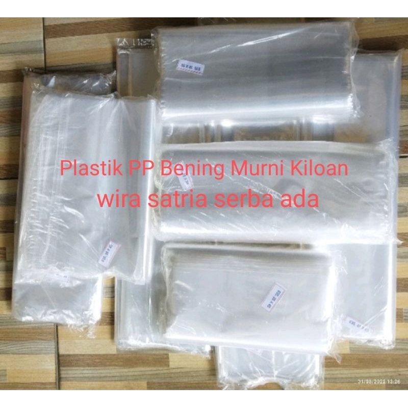 Plastik PP Loundry Murni Kiloan 35x55x035 Termurah