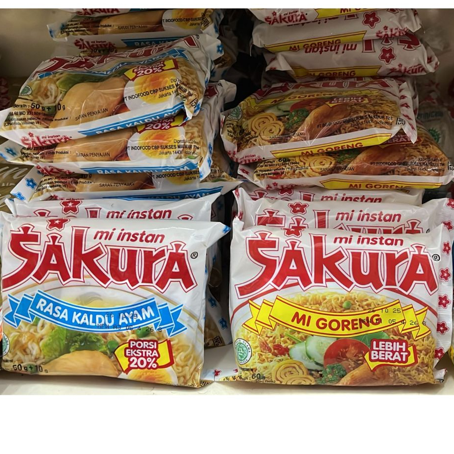 

SAKURA MI INSTANT GORENG/KUAH 60 GRAM