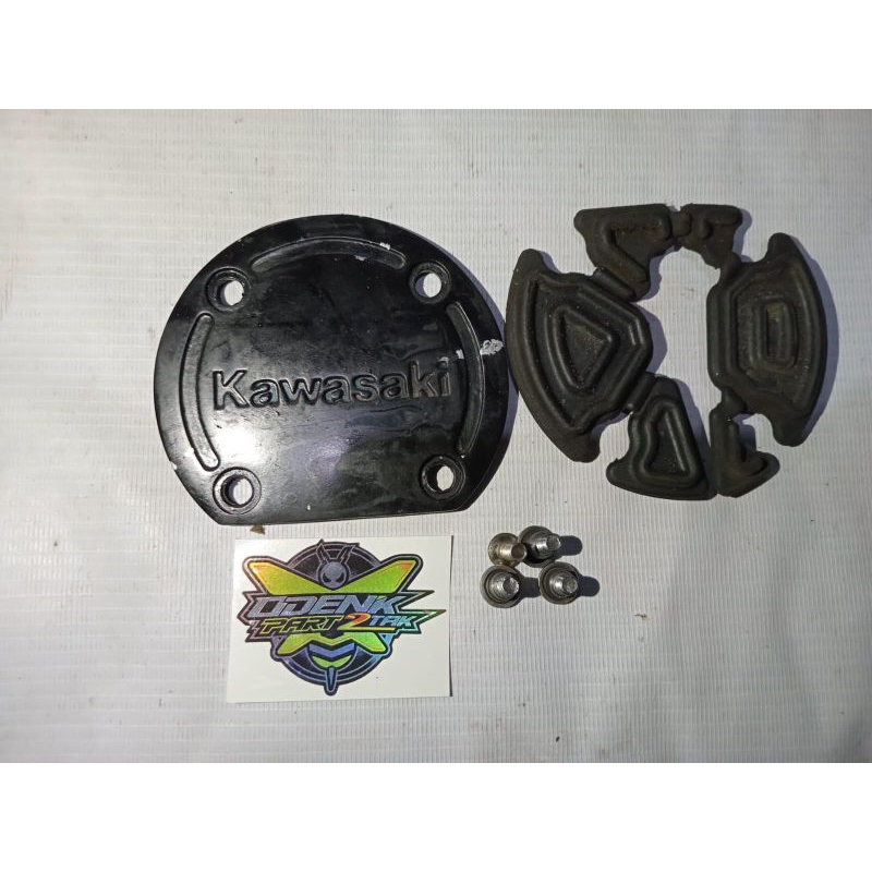 COVER TUTUP SET KARET BAUT  BAK BLOK KANAN BLOK KOPLINGNINJA R SS NINJA KIS ORIGINAL COPOTAN