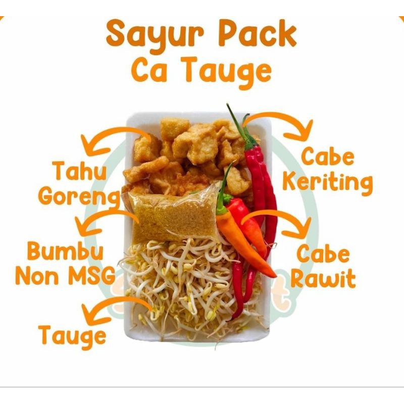 

KIRIM INSTAN Paket Sayur CA Tauge/ Sayur Ca Tauge Pack