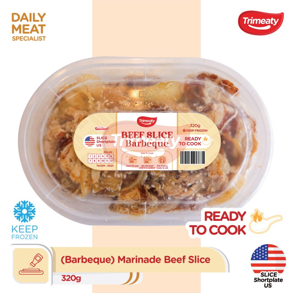 

Beef Slice Barbeque (Shortplate) / Slice Shortplate Marinasi Barbeque - 320gr