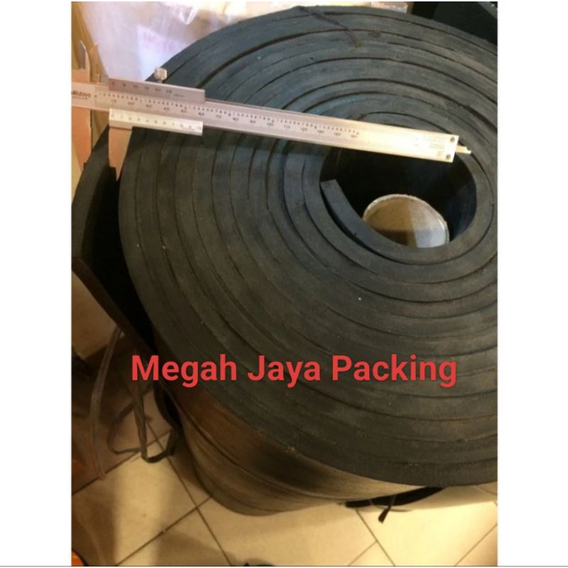 Rubber Sheet 8mm x 100cm x 100cm / Karet Hitam Lembaran
