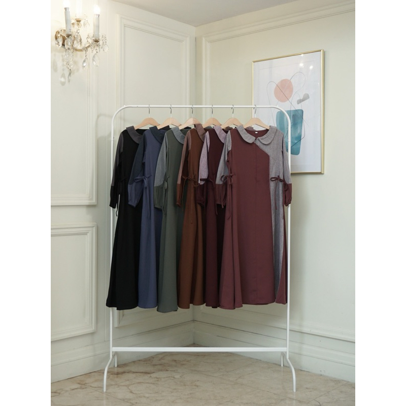 Raihana Kids Dress Sabinabyselly | Gamis Anak Katun Nyaman