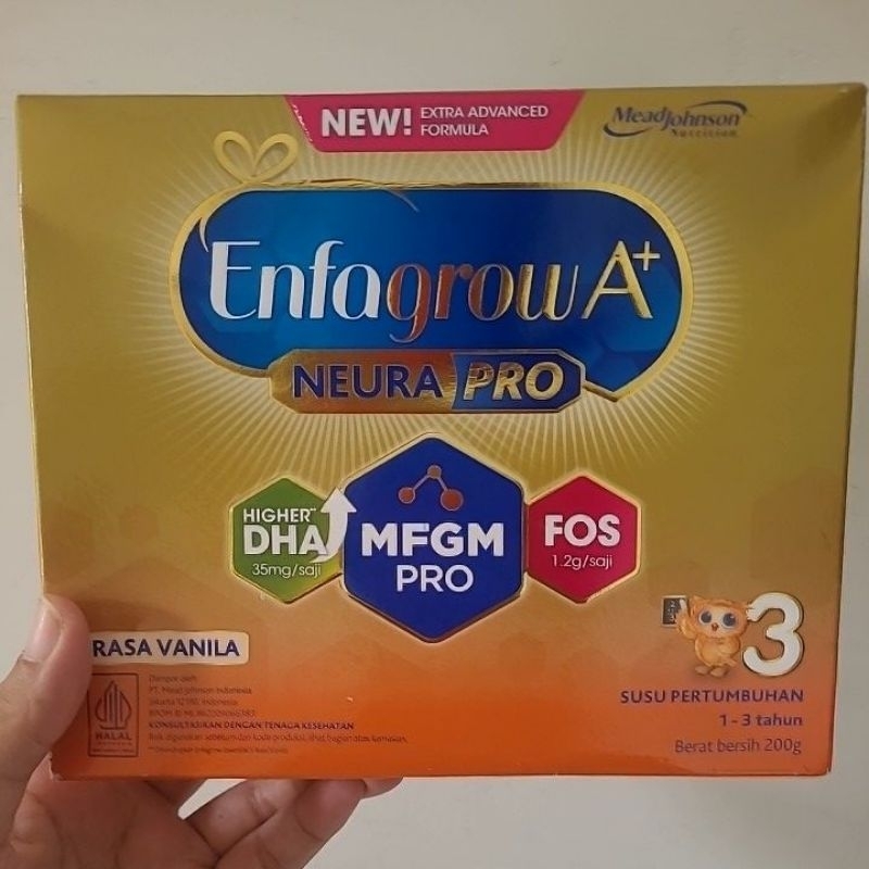 PRELOVED ENFAGROW A+ 3 RASA VANILA 200GRAM