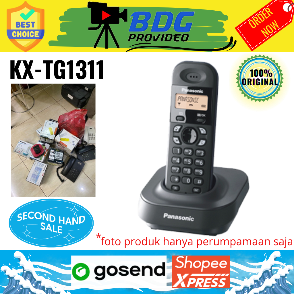 Panasonic DECT Cordless Phone KX-TG1311 (Bekas Pemakaian)