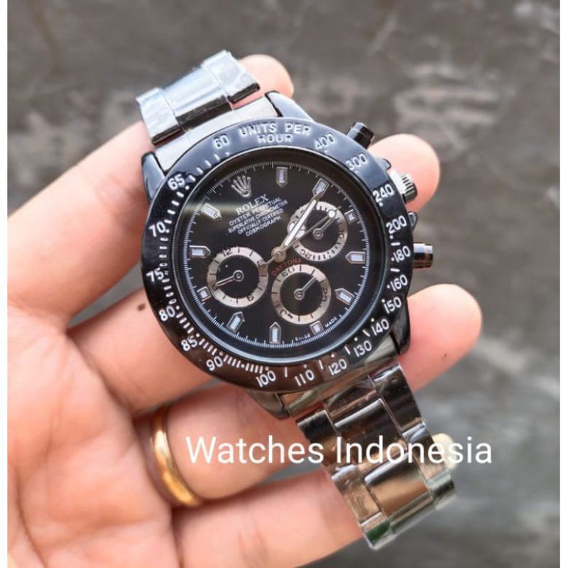 Jam Tangan Pria Mewah Elegan Tahan Air/Jam Tangan Rolex ( Bisa COD )