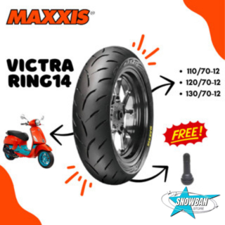 Ban Vespa matic Primavera Sprint Maxxis Victra 110/70 120/70 130/70 ring 12 Tubeless