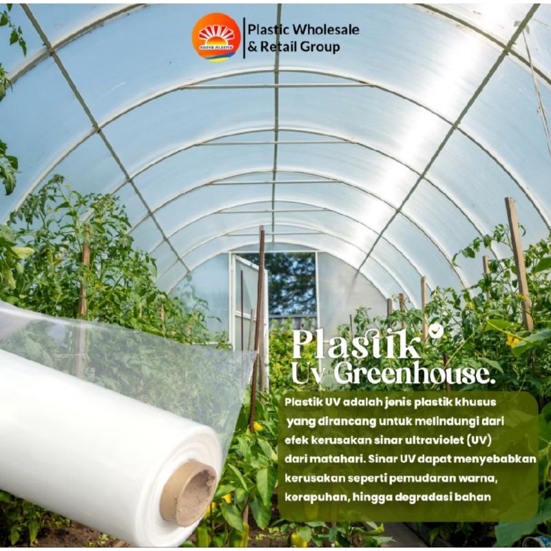 Terbaru Plastik Uv Meteran Tebal/ Plastik Tutup Kelapa / Plastik Pinang / Plastik Kolam Ikan /