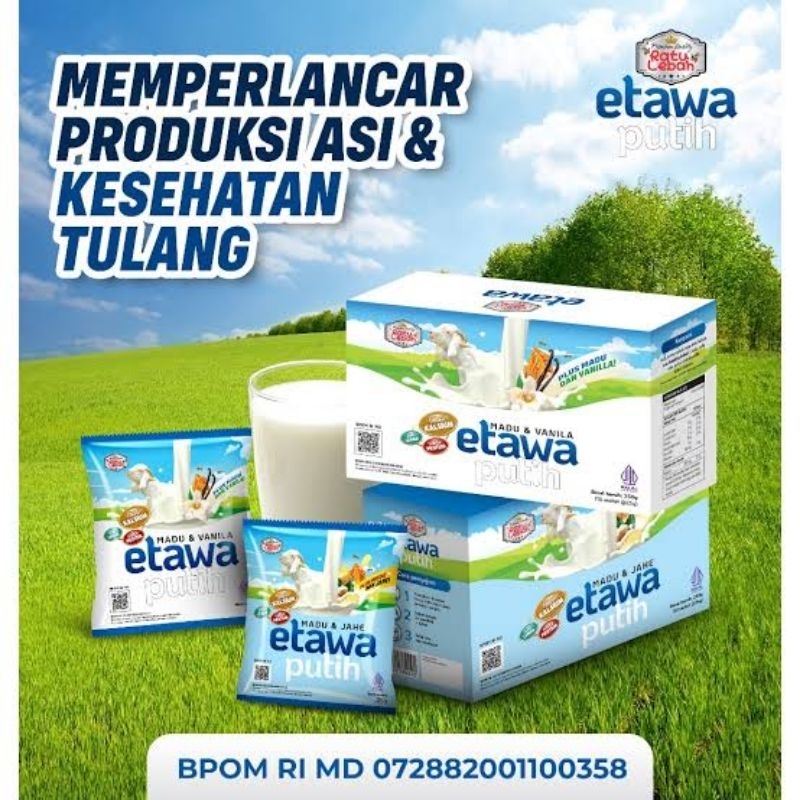 

Susu Kambing Etawa Putih Ratu Lebah Rasa Madu dan Jahe